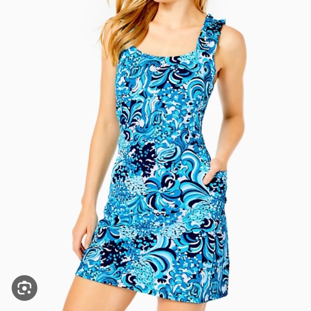 NWT Lilly Pulitzer luxletic noelani dress mermazing size xs